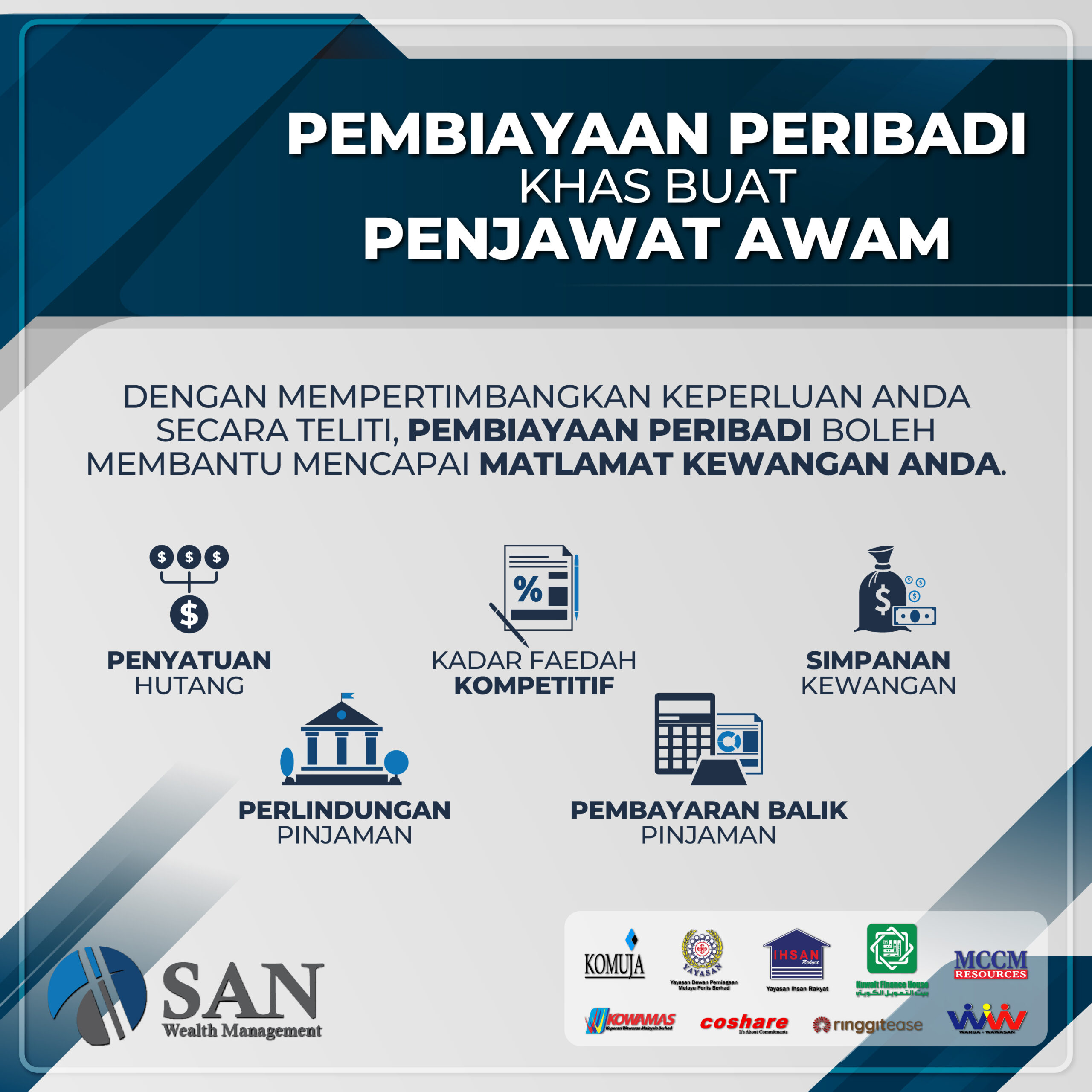 Pembiayaan Peribadi Untuk Penjawat Awam