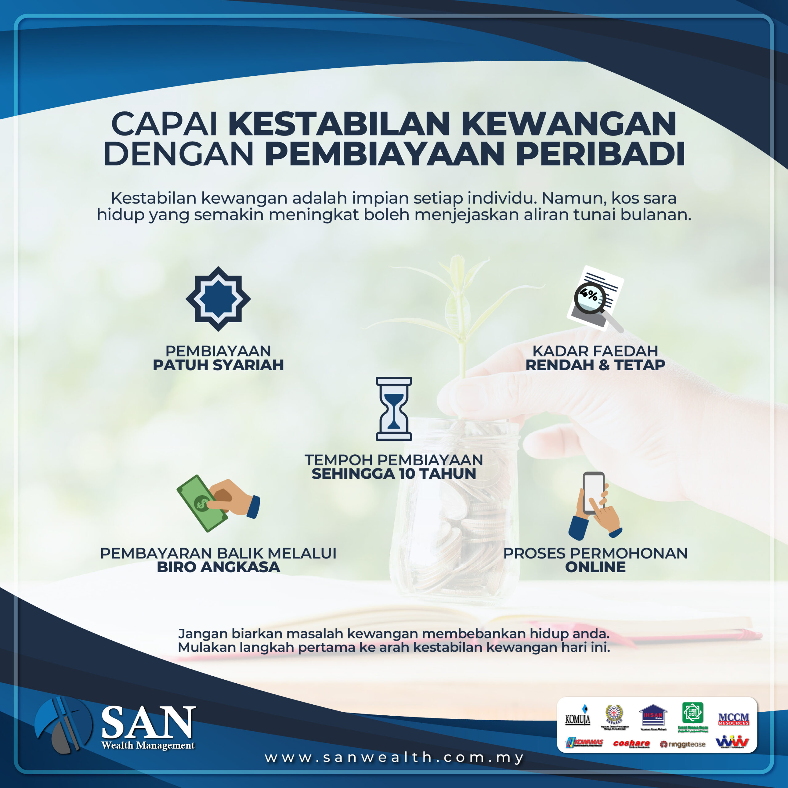 Mencapai Kestabilan Kewangan Dengan Pembiayaan Peribadi