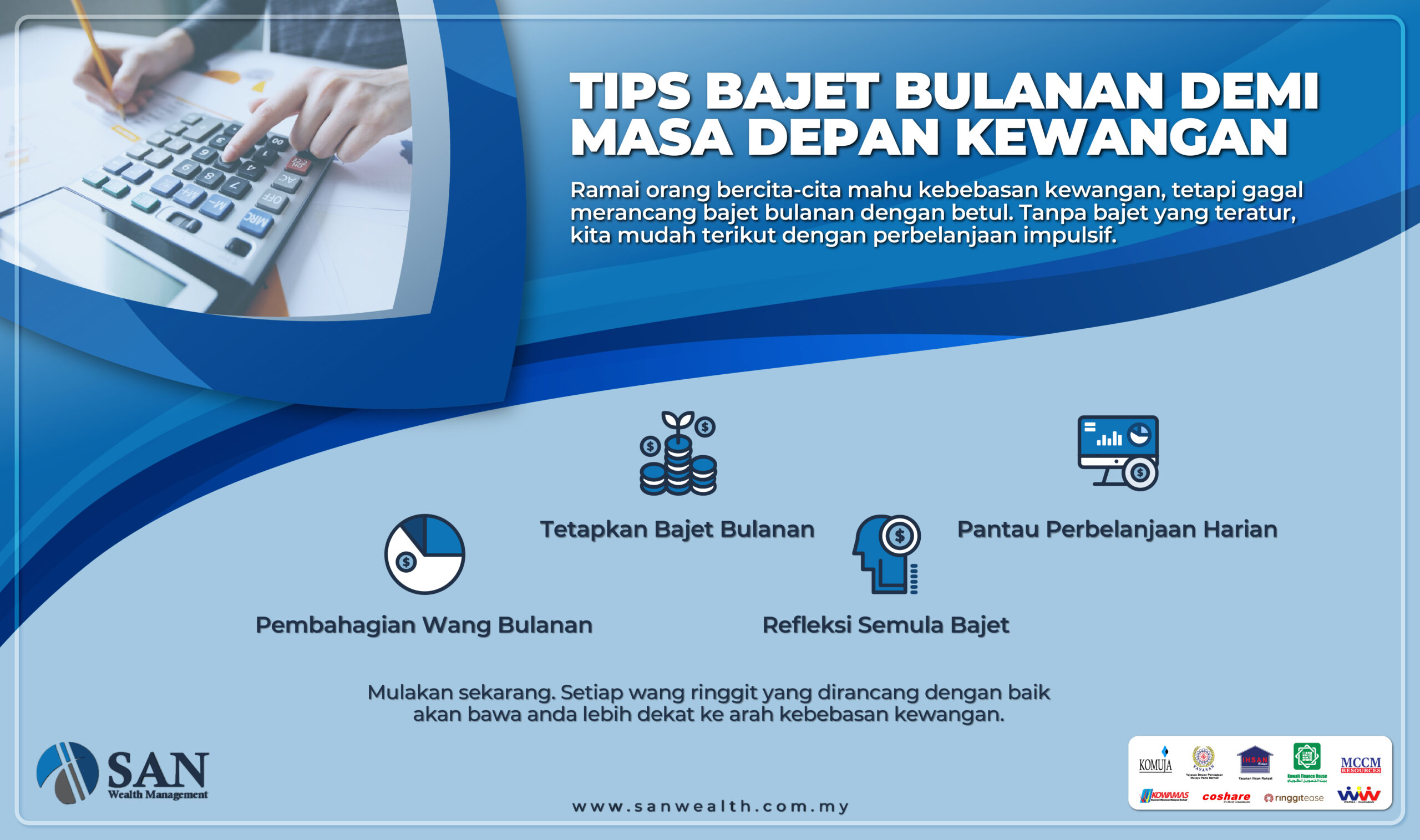 Tips Bajet Bulanan Demi Masa Depan Kewangan