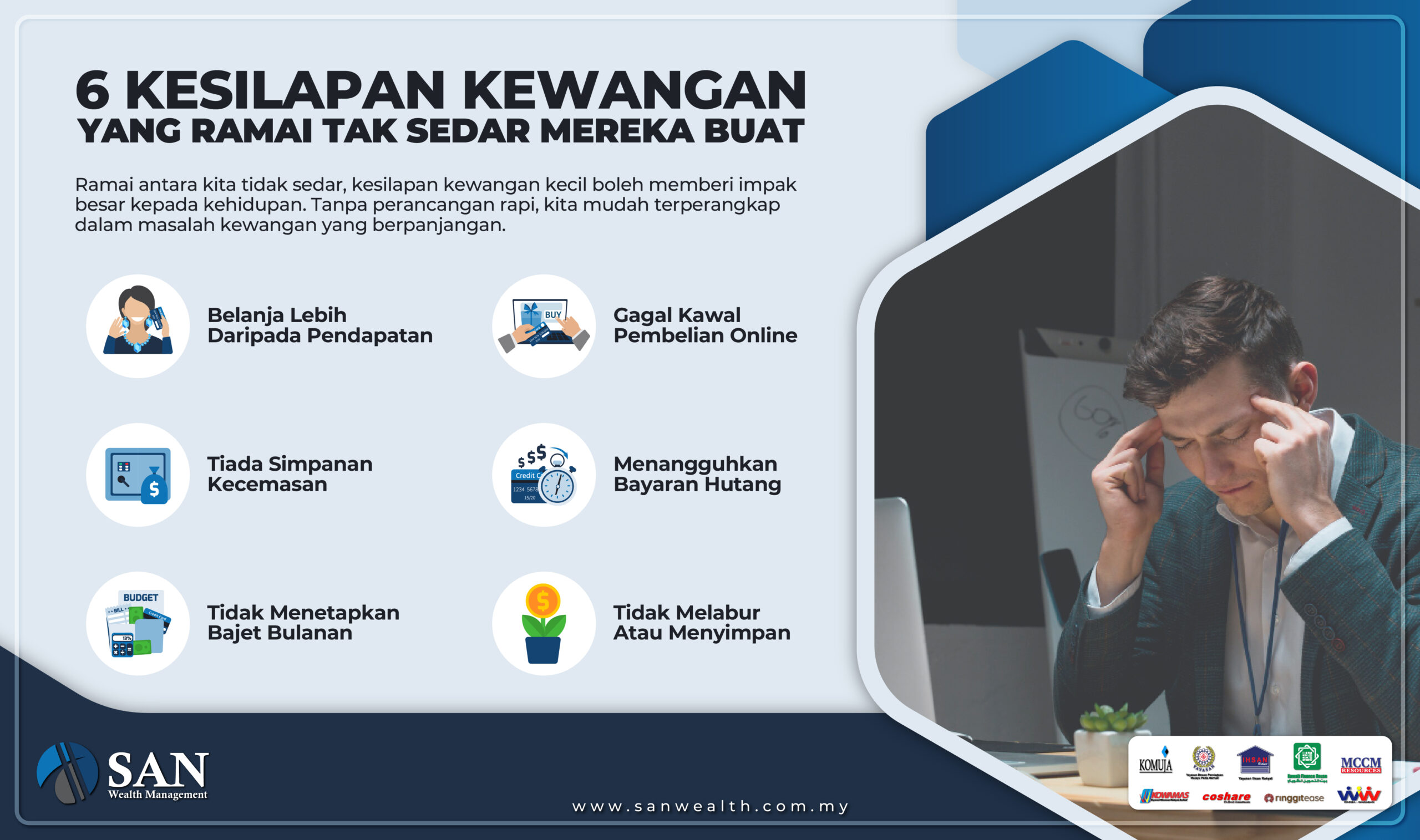 6 Kesilapan Kewangan Yang Ramai Tak Sedar Mereka Buat