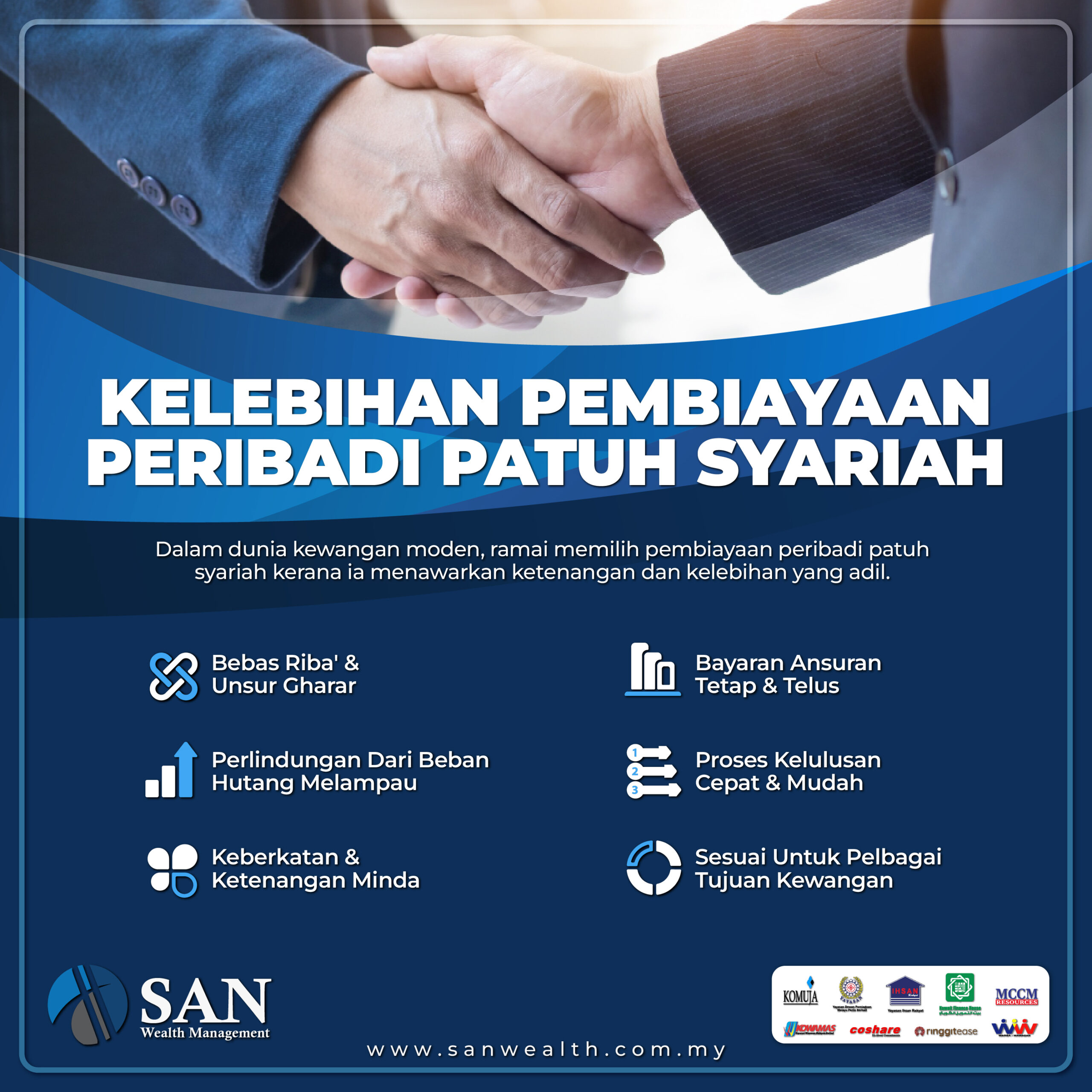 Kelebihan Pembiayaan Peribadi Patuh Syariah