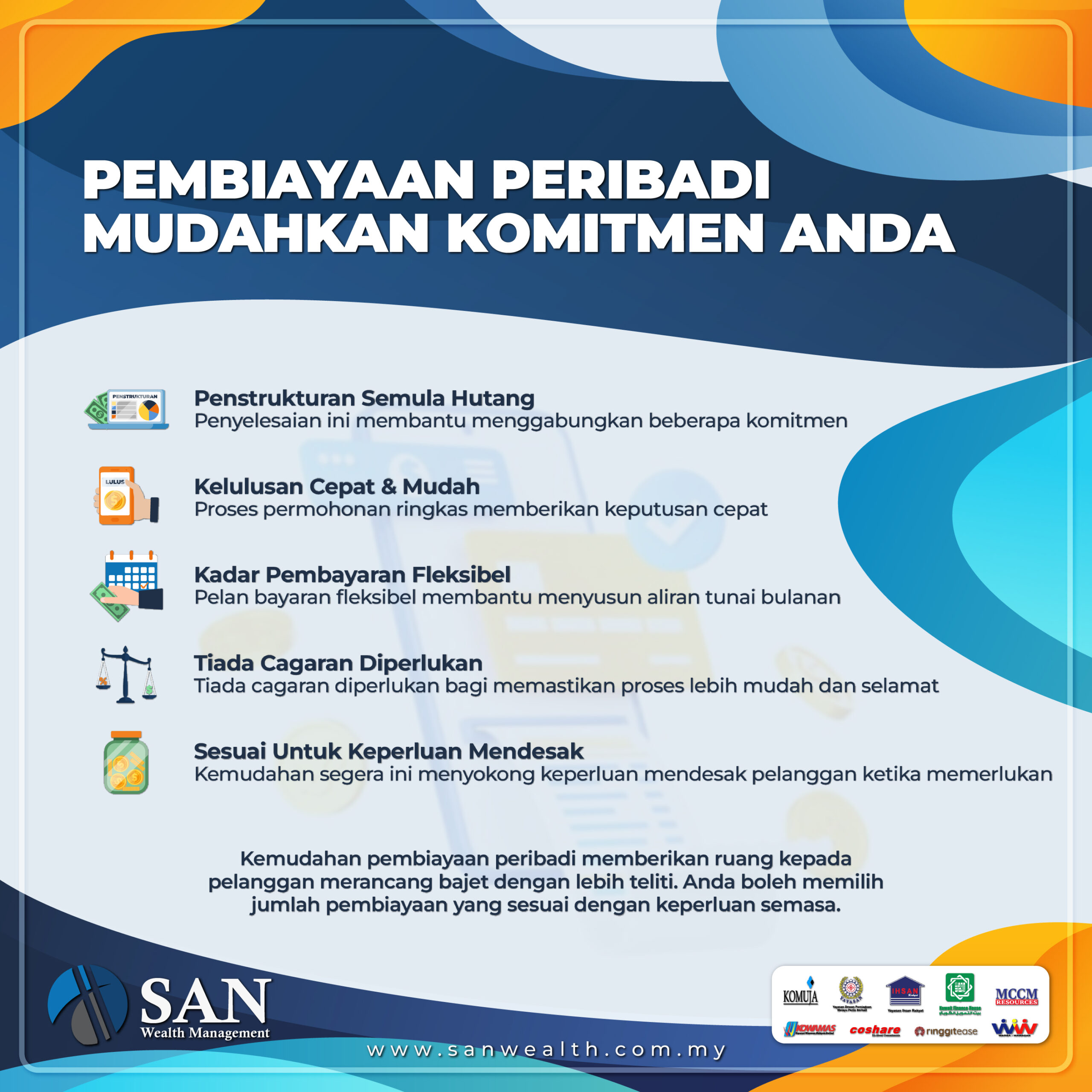 Pembiayaan Peribadi Mudahkan Komitmen Anda