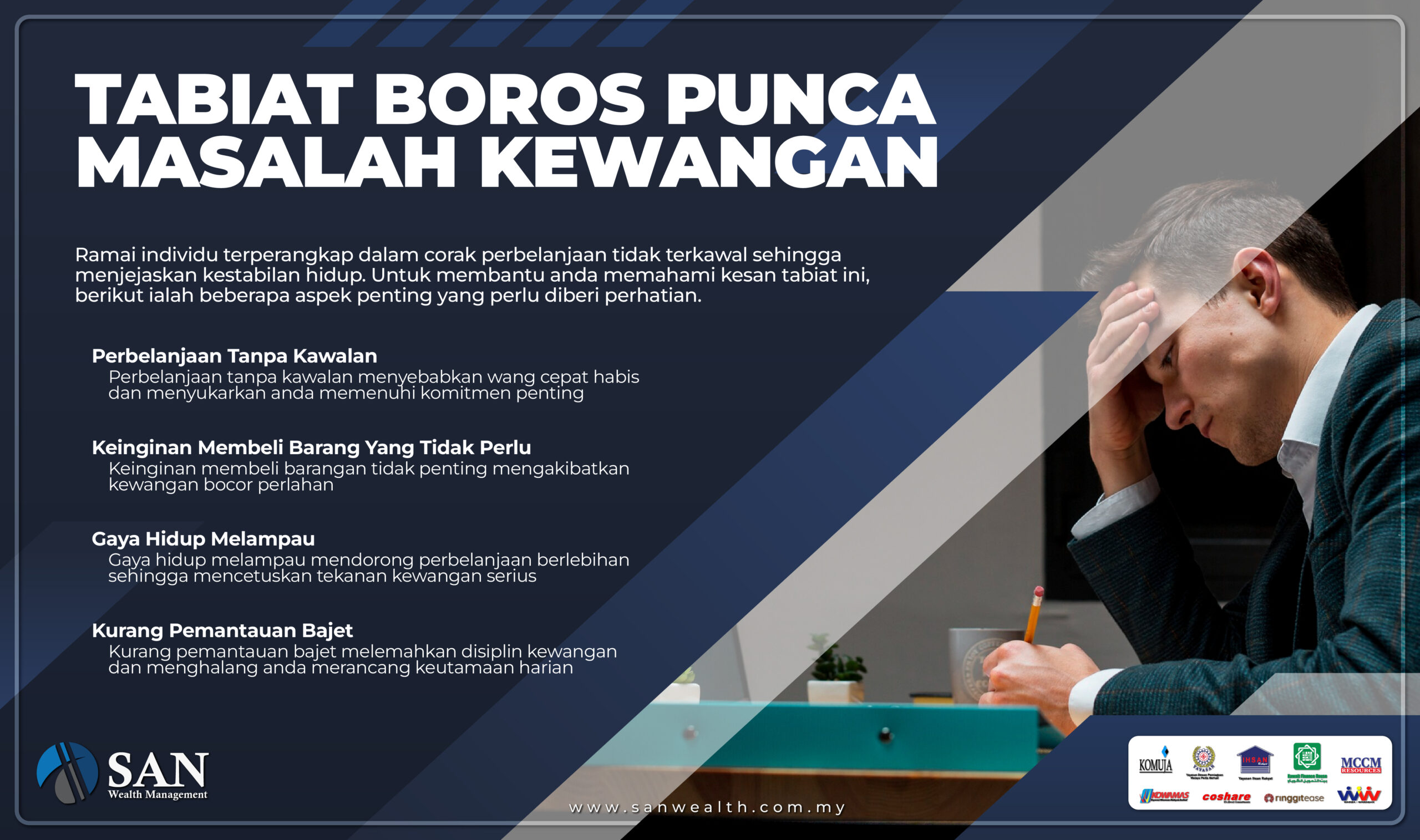 Tabiat Boros Punca Masalah Kewangan