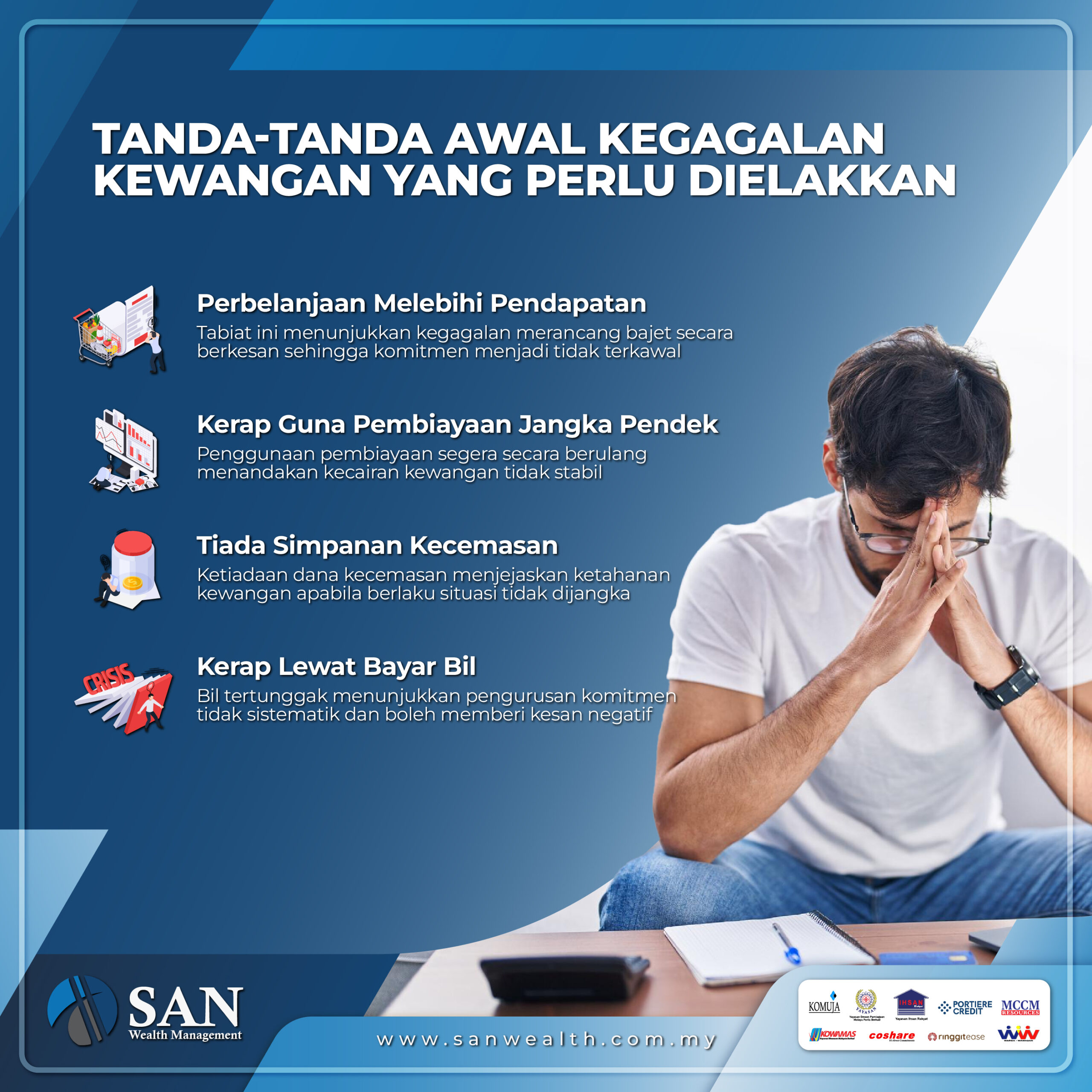 Tanda-Tanda Awal Kegagalan Kewangan Yang Perlu Dielakkan