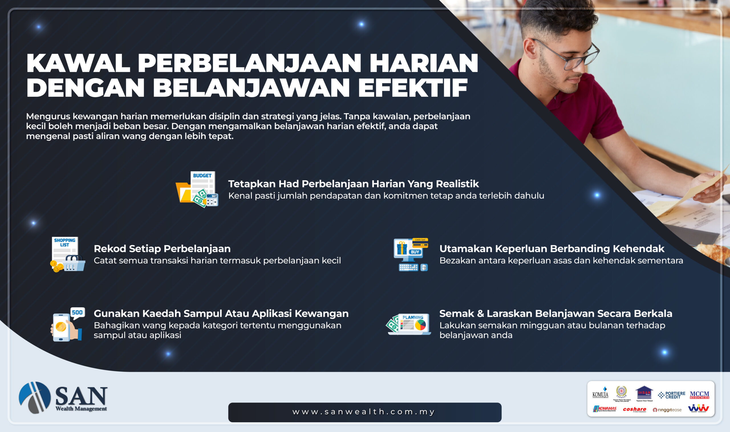 Cara Kawal Perbelanjaan Harian Dengan Belanjawan Efektif