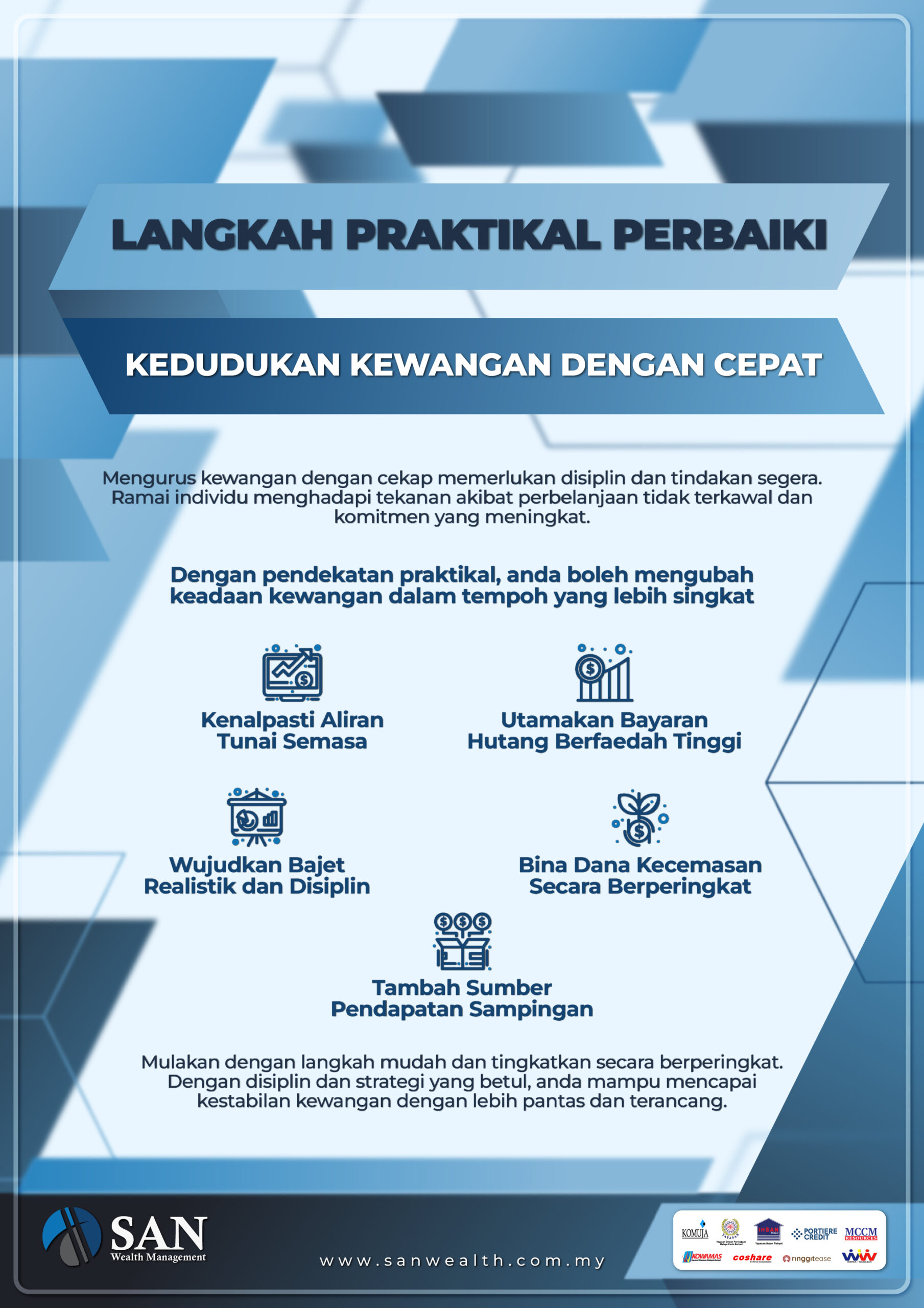 Langkah Praktikal Perbaiki Kedudukan Kewangan Dengan Cepat