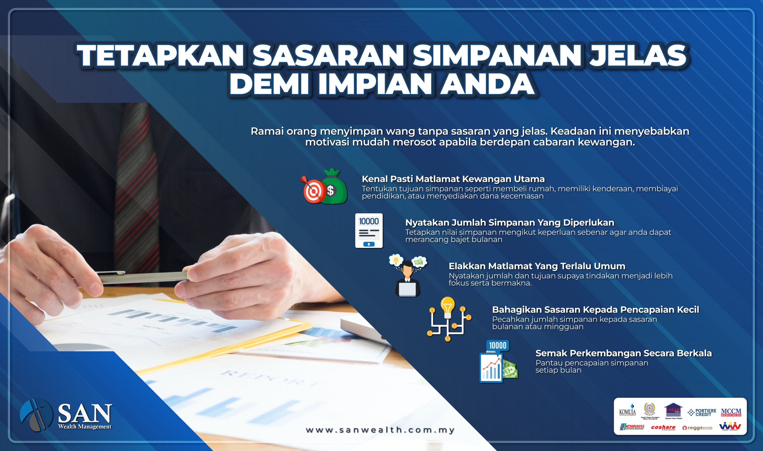Tetapkan Sasaran Simpanan Jelas Demi Impian Anda